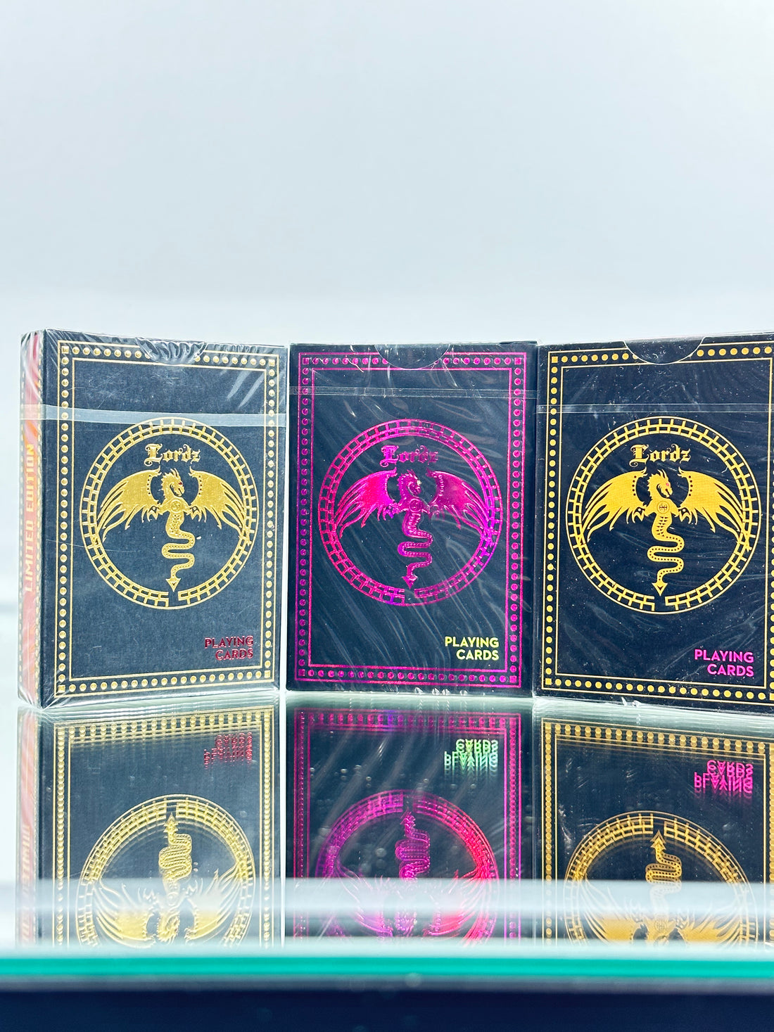 LordZ Playing Cards Set Of 3 (Pink Ruby, Pink Ruby Deluxe, Dark Lordz Deluxe)