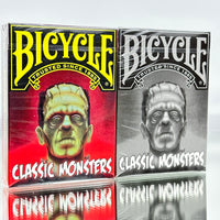 Bicycle Classic Monsters Playing Cards BW Colorized Decks Set