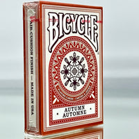 Bicycle Red Autumn Playing Cards