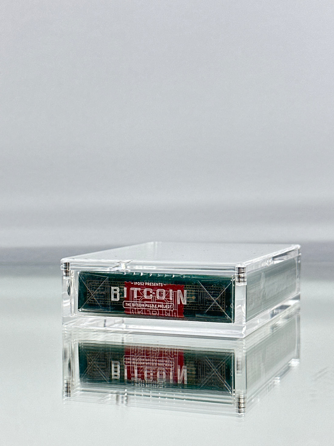 Bitcoin Premium Playing Cards (Green) With Custom Case