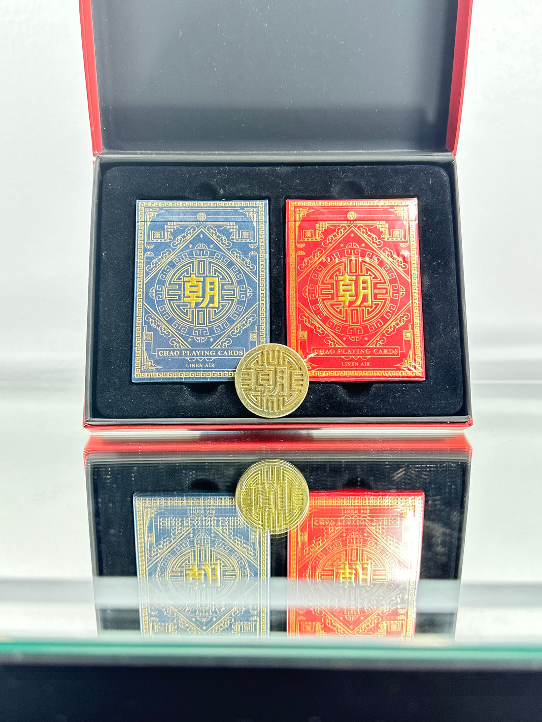 Chao Playing Cards 2 Deck Set With Box And Coin MPC