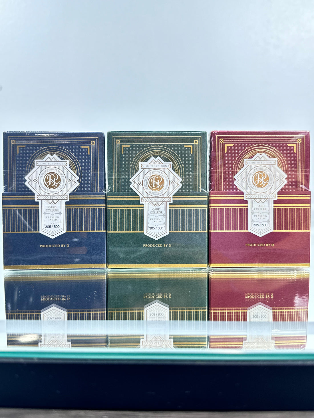 Limited Edition The Black Gold Box Set Playing Cards by Card College