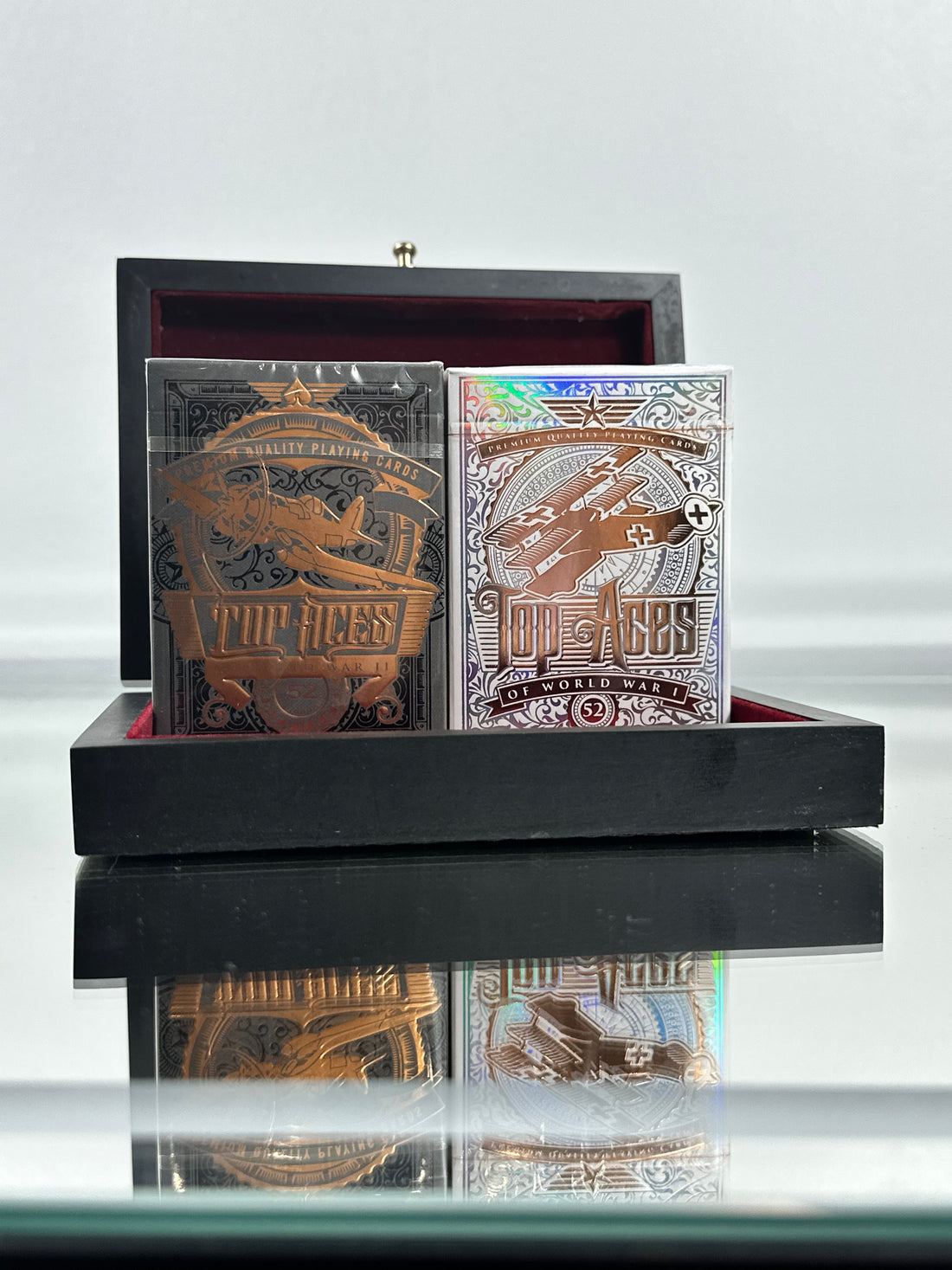 Top Aces WW1 And WWII Playing Cards Box Set LPCC