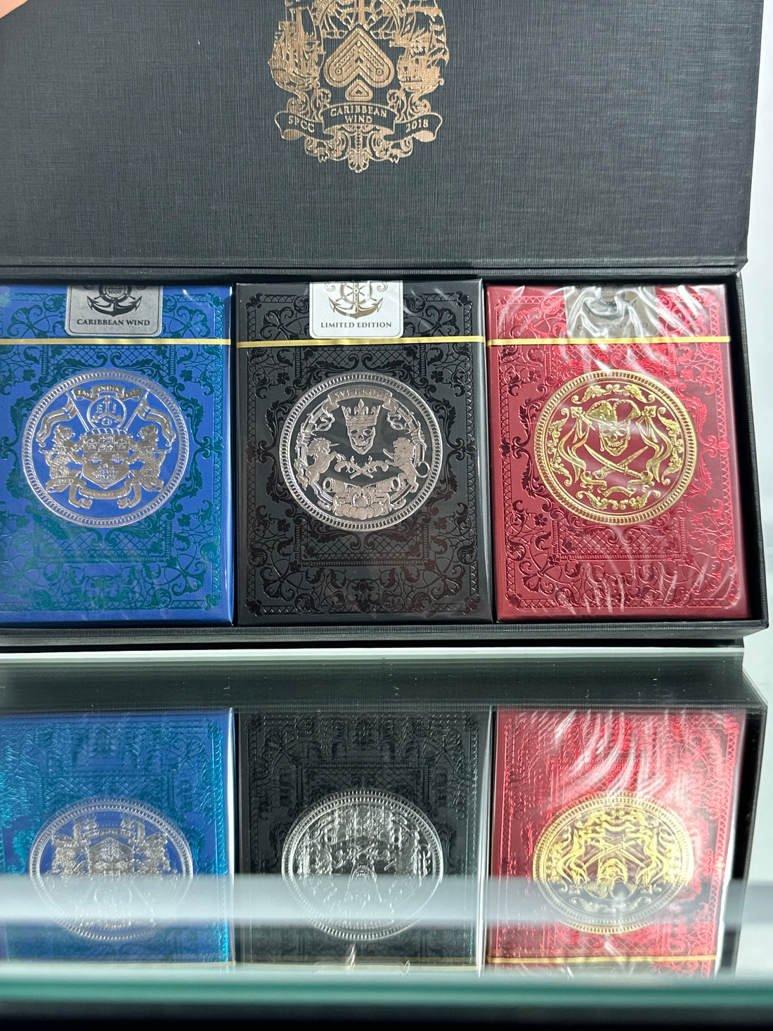 Caribbean Wind Playing Cards Rare Luxury Collectors 3-Deck Set