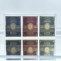 Card College Luxury 3 Deck Set In Acrylic Box USPCC