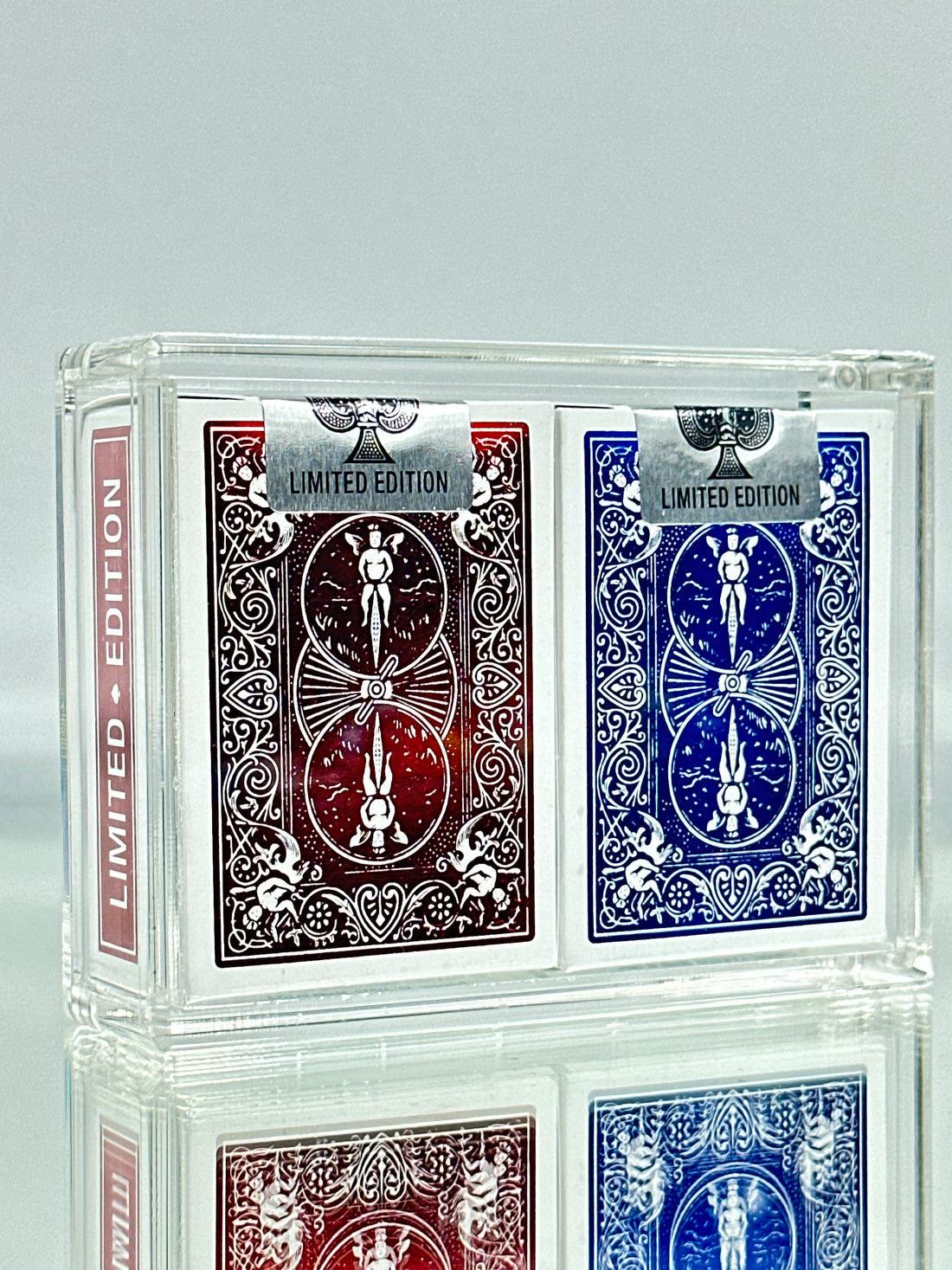 Bicycle Rider Back Mini Limited Edition (2 Pack With Foil Tucks In Carat Case) by USPCC