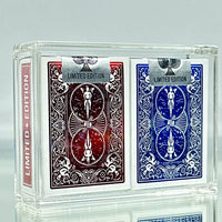 Bicycle Rider Back Mini Limited Edition (2 Pack With Foil Tucks In Carat Case) by USPCC