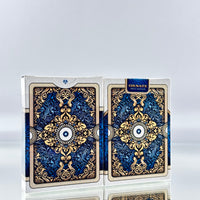 Bicycle And Unbranded Ornate White Sapphire Playing Cards Set USPCC (SIGNED)