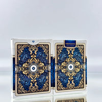 Bicycle And Unbranded Ornate White Sapphire Playing Cards Set USPCC (SIGNED)