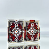 Bicycle And Unbranded Ornate White Scarlet Playing Cards Set USPCC