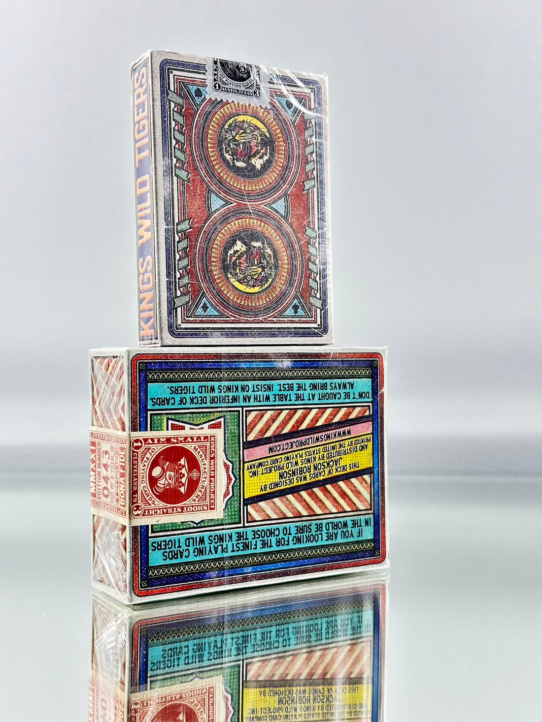 Kings Wild Tigers Matchbox v2 Limited (Signed) And Tigers Playing Cards Set