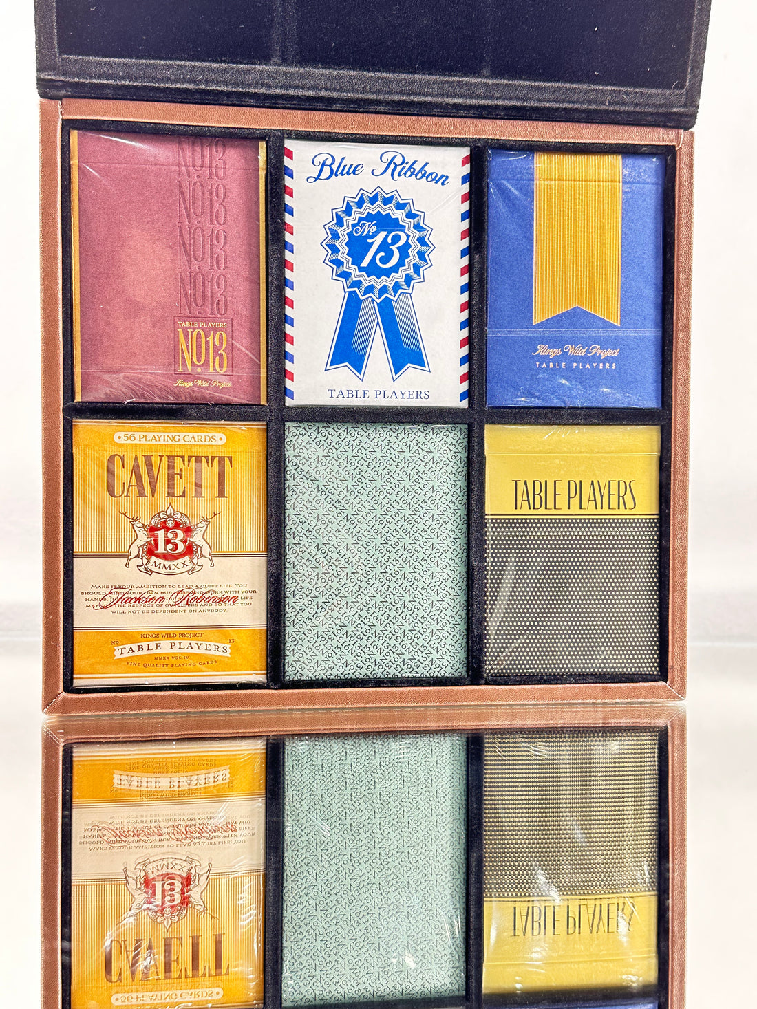 Kings Wild Project Table Players No. 13 Playing Cards Box Set of 6