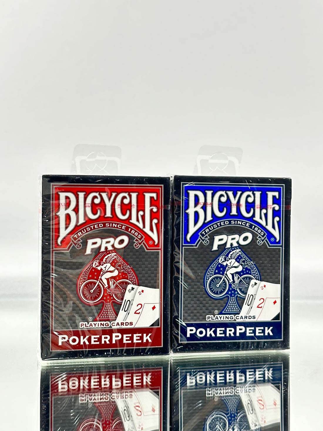 Bicycle Pro Poker Peek 2 Deck Set Playing Cards