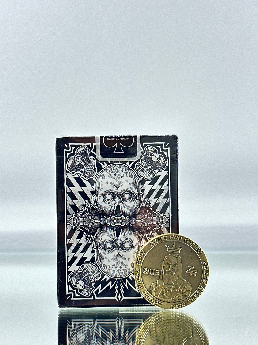 Bicycle Zombie Riders Playing Cards Deck (Collectors Coin Included)