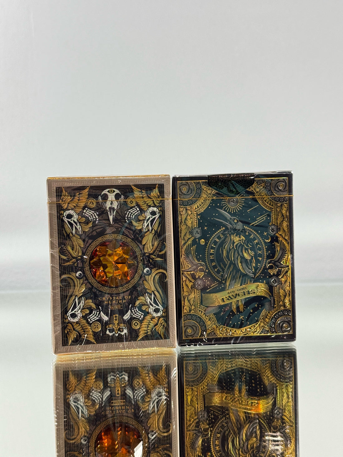 RAVENS OF ODIN - Norse Runes Playing Cards & Wisdom Mottos("MIDGARD" Collector Box)