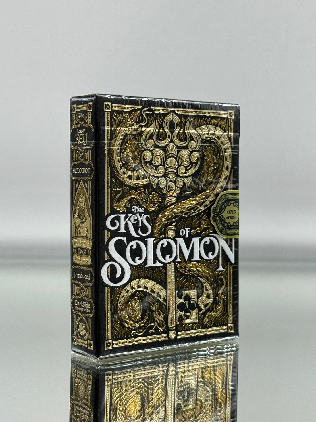 The Keys of Solomon: Golden Grimoire Playing Cards by Riffle Shuffle