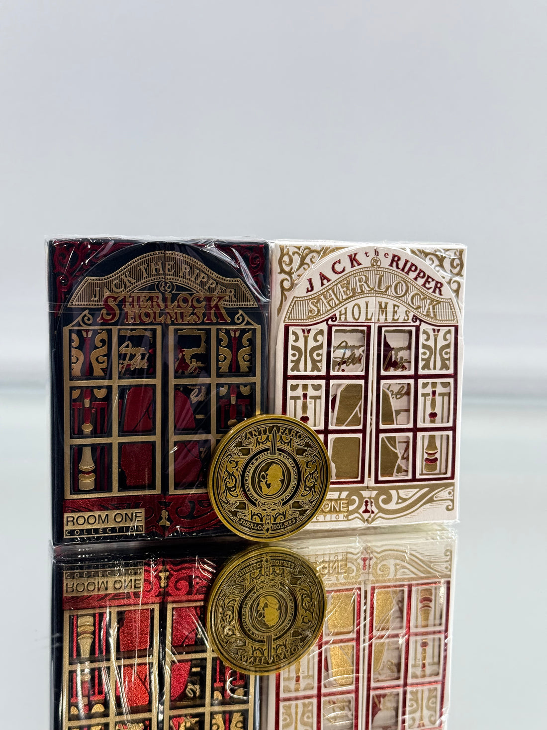 Jack the Ripper & Sherlock Holmes Checkmate And Castling Edition Playing Cards Set (Coin Included)