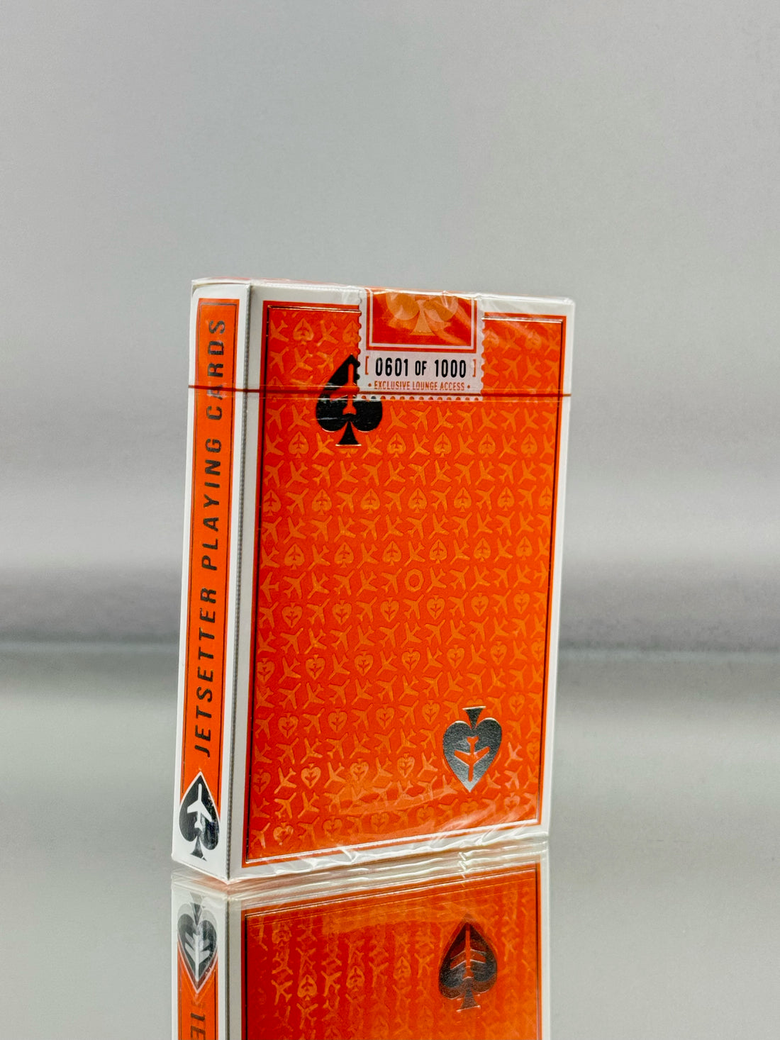 Jetsetter Hangar (Orange) Limited Foil Back Playing Cards