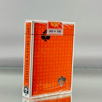 Jetsetter Hangar (Orange) Limited Foil Back Playing Cards