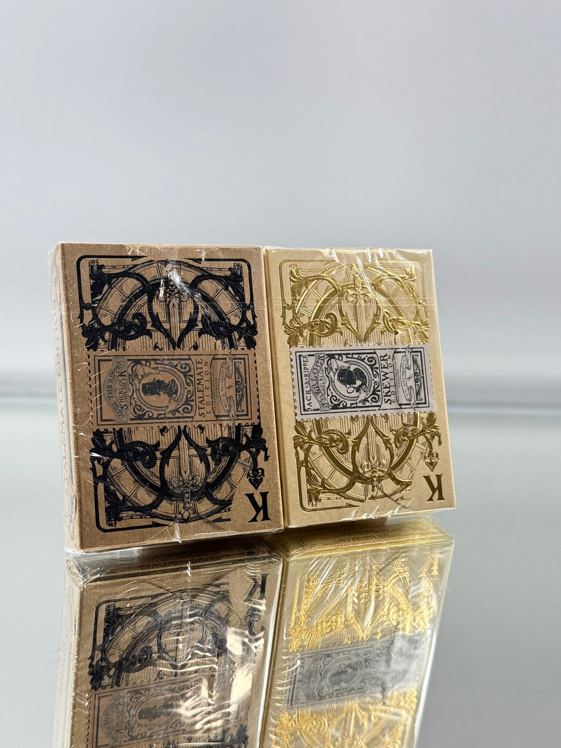 Jack the Ripper & Sherlock Holmes Stalemate And Skewer Edition Playing Cards Set