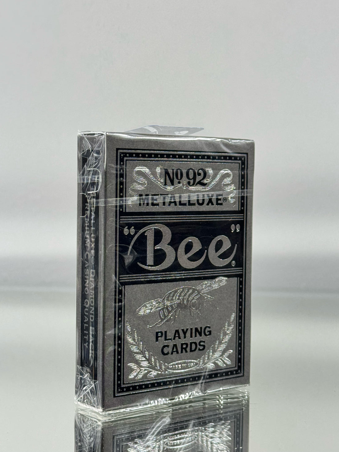 "Bee" Metalluxe Gold And Silver Playing Cards