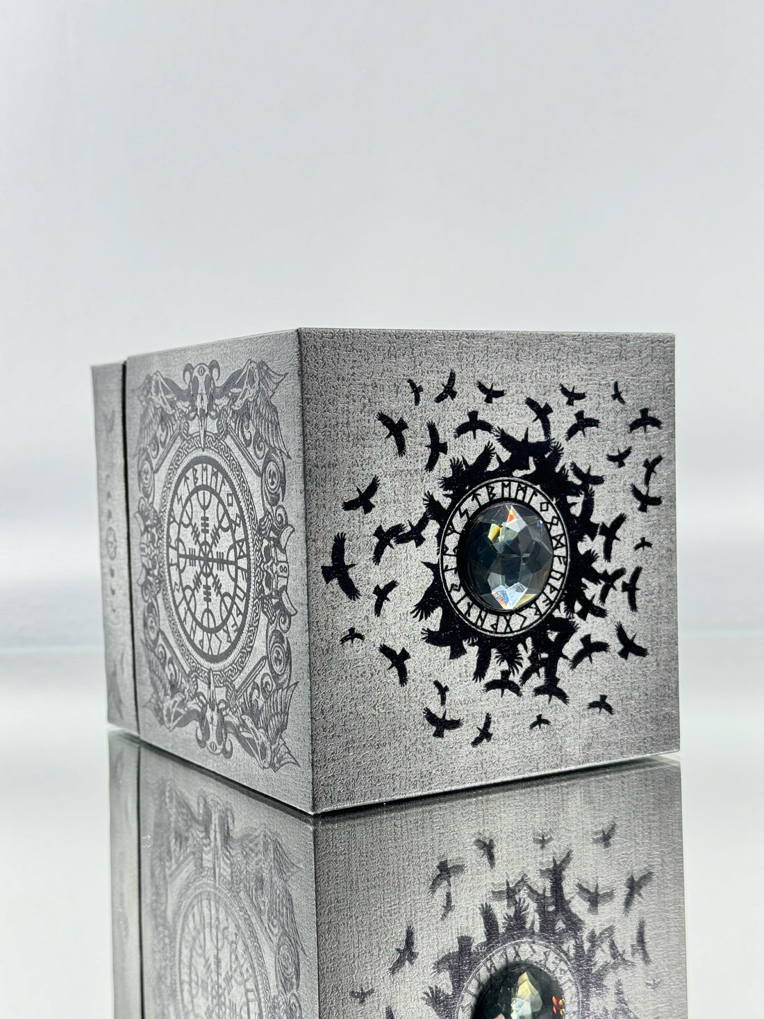 RAVENS OF ODIN - Norse Runes Playing Cards & Wisdom Mottos("MIDGARD" Collector Box)