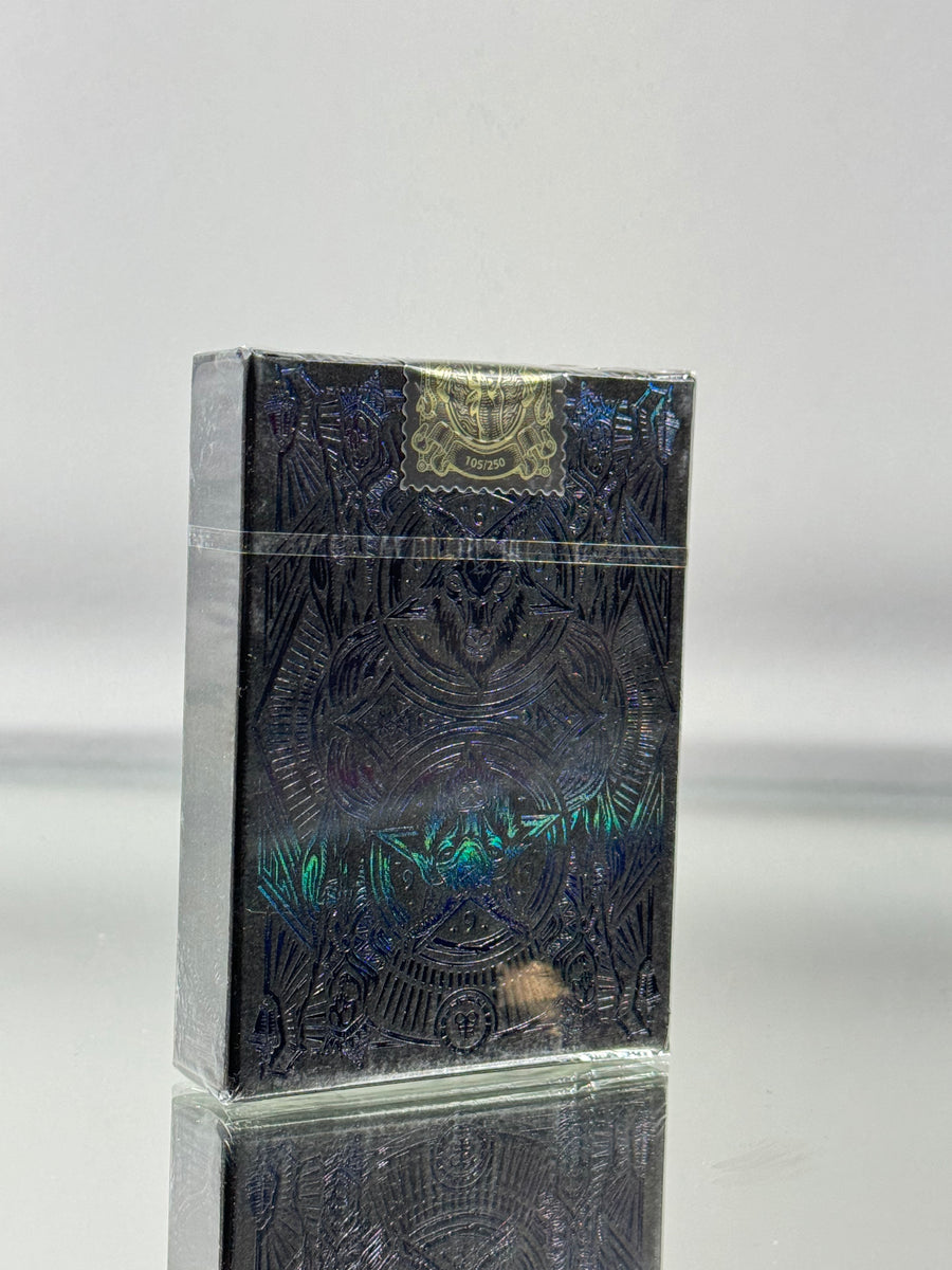 666 Obsidian Gilded Edition Playing Cards