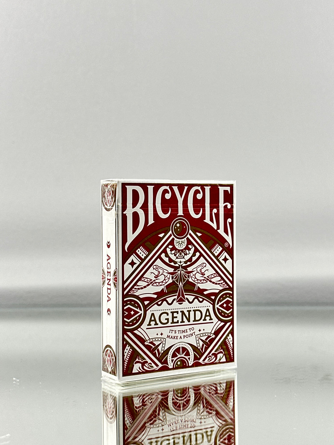 Bicycle Agenda Red Playing Cards