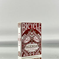 Bicycle Agenda Red Playing Cards