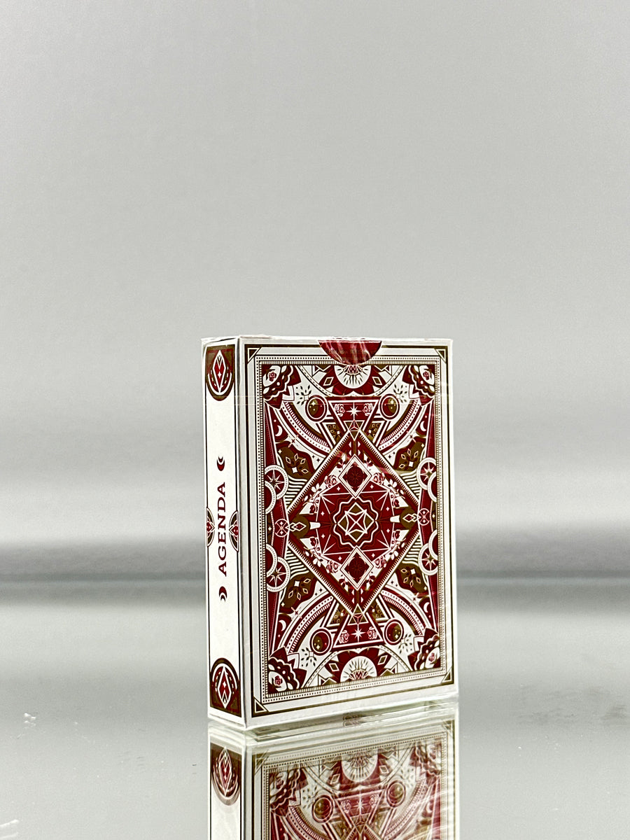 Bicycle Agenda Red Playing Cards