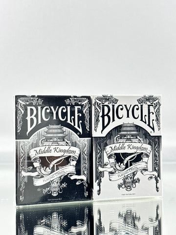 Bicycle Middle Kingdom Black And White Playing Cards Set