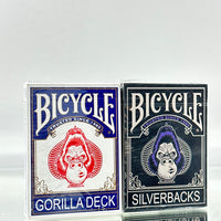 Bicycle Gorilla And Gorilla Silverbacks Playing Cards Set