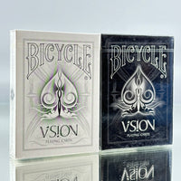 Bicycle Vision Playing Cards Set (White and Black)