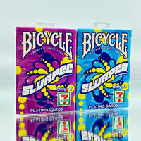 Bicycle 7-Eleven (7-11) Slurpee Playing Cards Set (Purple, Blue)