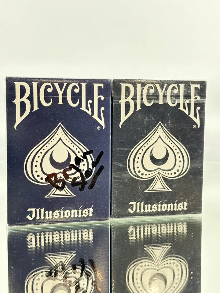 Bicycle Illusionist Playing Cards Set (Signed Blue, Black)