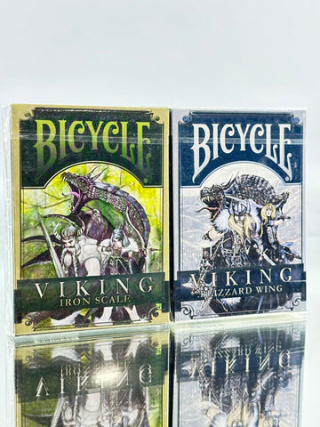 Bicycle Viking Iron Scale And Blizzard Wing Playing Cards Set
