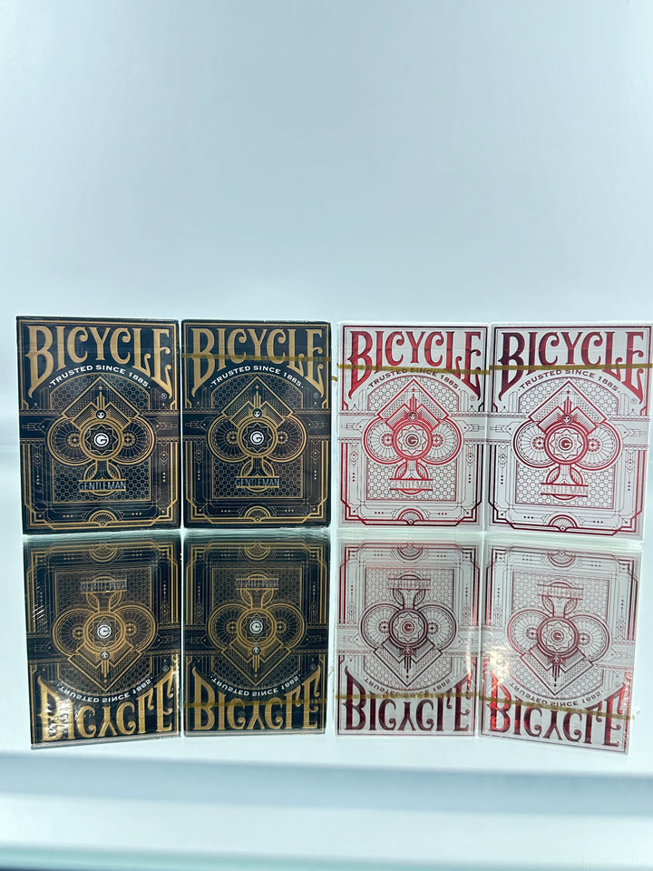 Bicycle Gentleman White And Black Playing Cards Set ( Standard And Gilded)