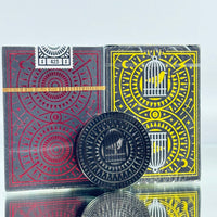 Incubo Divoramondo And Mezzanotte Playing Cards Set by Thirdwayindustries (Coin Included)