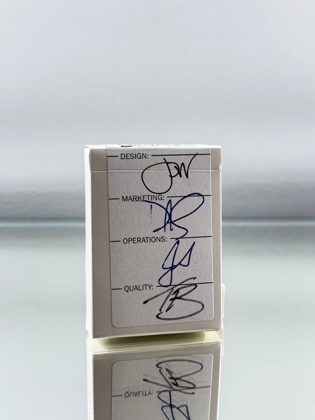 USPCC Red Foil Prototype Playing Cards (Signed)