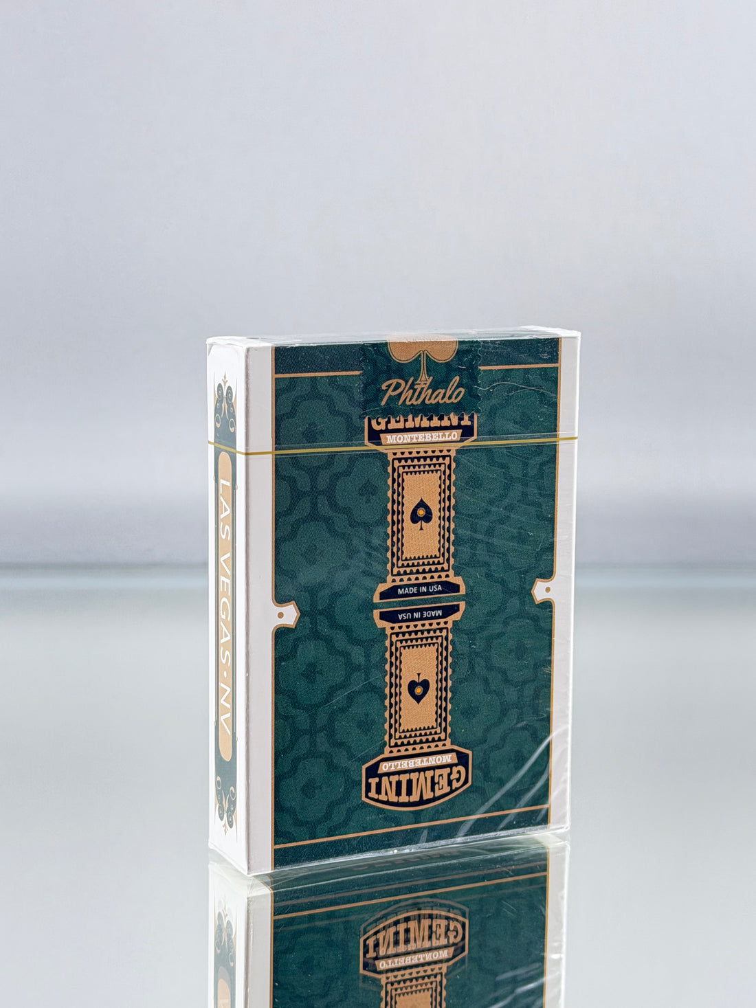 Gemini Casino Phthalo Green Playing Cards