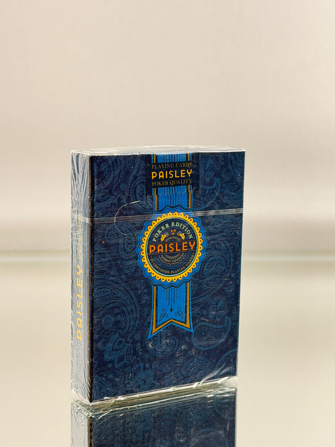 Paisley Blue Playing Cards