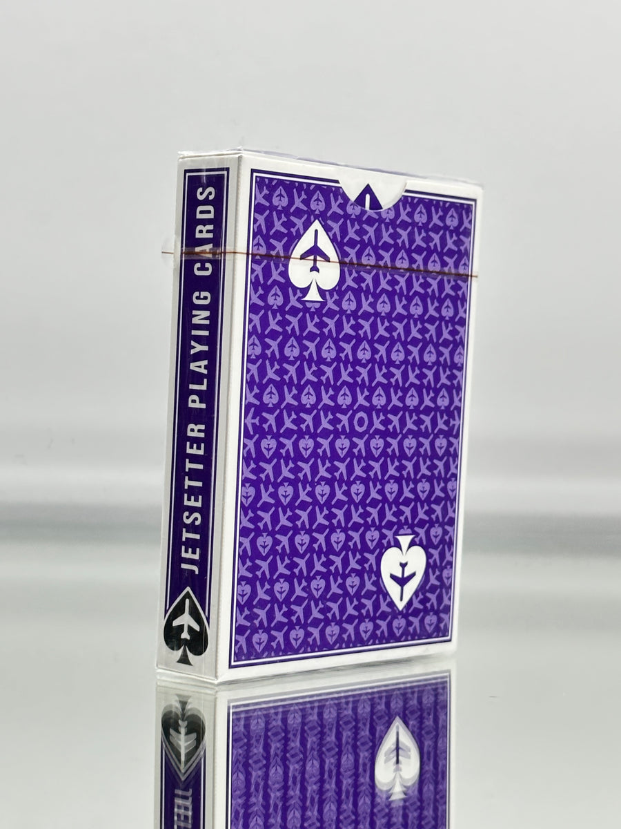Jetsetter Lounge Purple Playing Cards EPCC