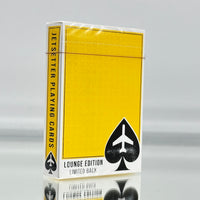 Jetsetter Lounge Limited Yellow Playing Cards EPCC