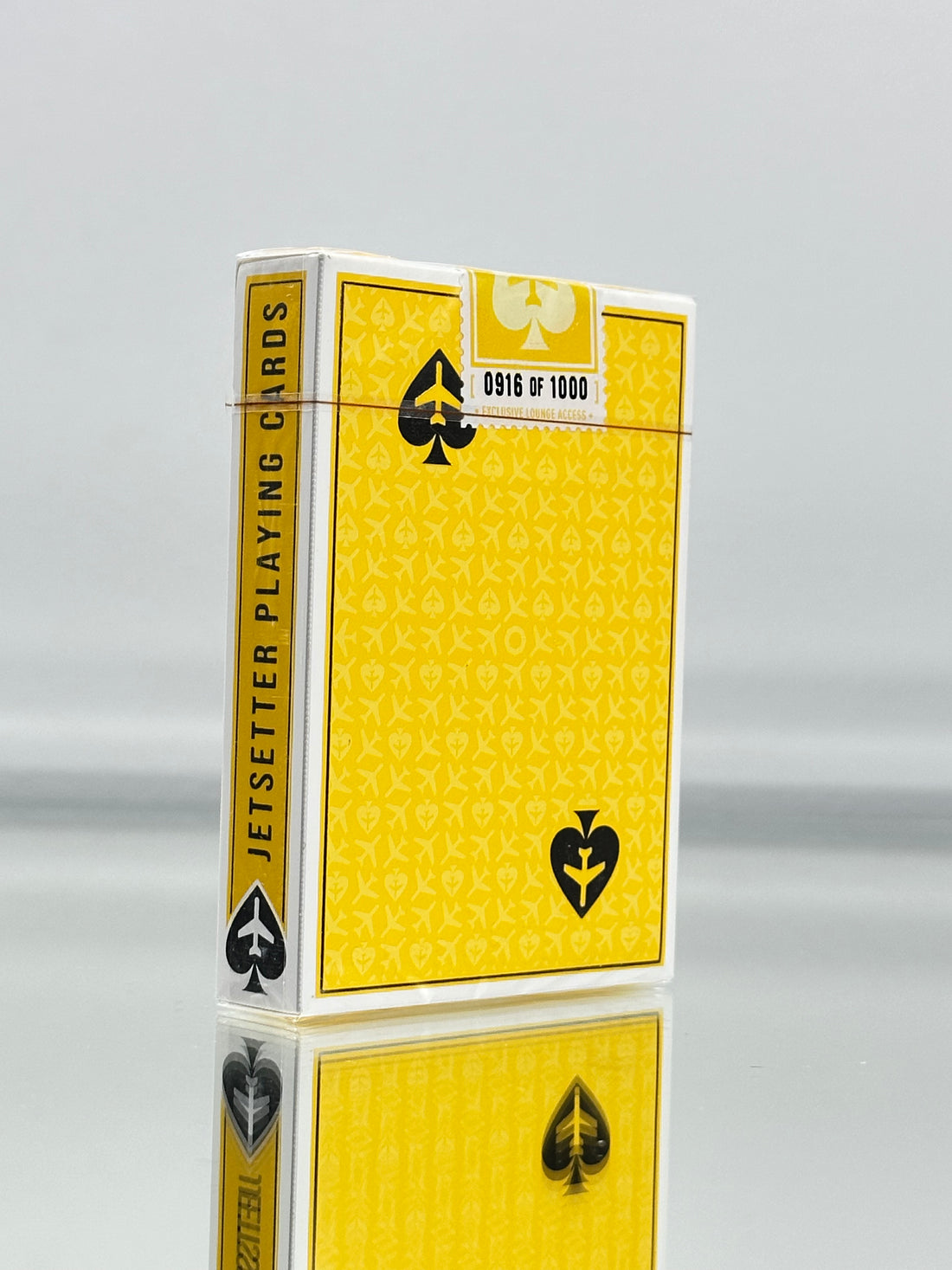 Jetsetter Lounge Limited Yellow Playing Cards EPCC