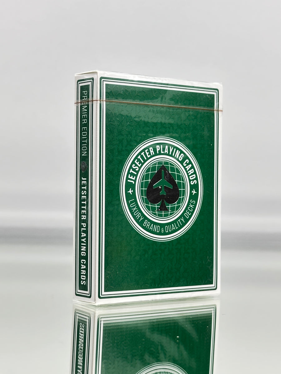 Jetsetter Premier Green Playing Cards EPCC
