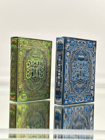 Sacred Fire Playing Cards SET TPCC (EMERALD and SAPPHIRE )