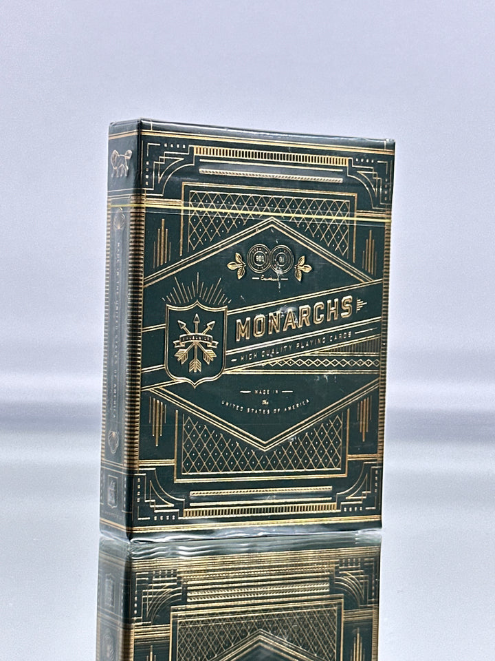Monarchs Green Playing Cards USPCC