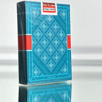 Oxalis Teal Playing Cards USPCC