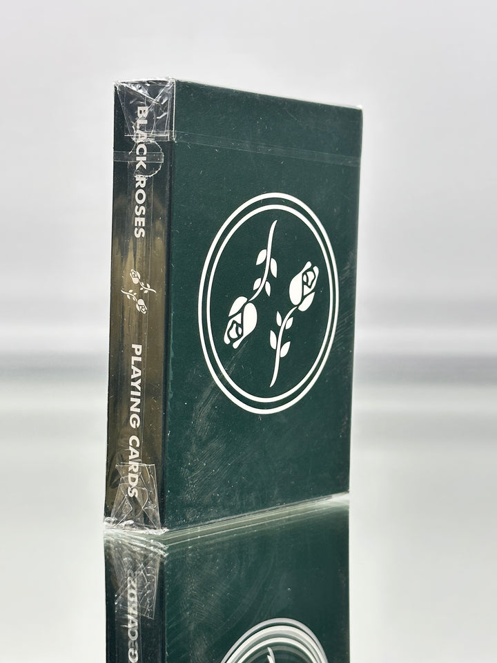 Black Roses 2nd Edition Green Playing Cards USPCC
