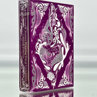 Floral 2 Deck Set GREEN PURPLE Playing Cards